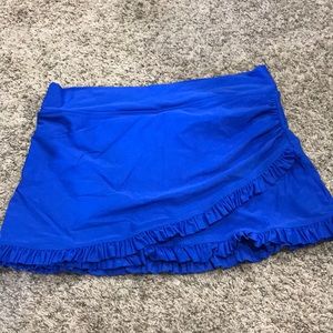 Lime Ricki Ruffle Swim Skirt